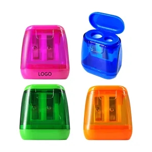 Pack 4 Colorful Manual Pencil Sharpener