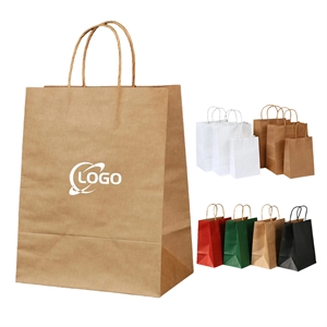 Multiple Color Kraft Paper Bag With Handle