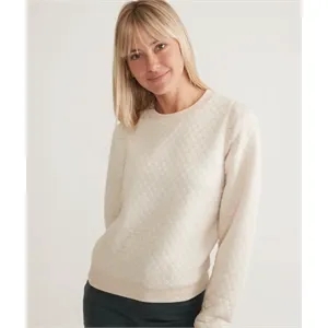 Marine Layer - Women's Corbet Quilted Puff Sleeve Crewneck