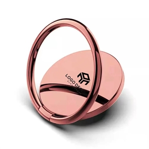 Customized Rotatable Zinc Alloy Round Phone Stand Ring