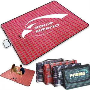 Custom Logo Foldable Picnic Blanket Waterproof Camping Outdoor Mat Pad