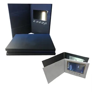 Custom full color Video Brochure Electronic Greeting Card