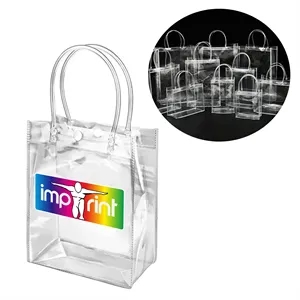 Custom Clear PVC Gift Tote Bags With Handles