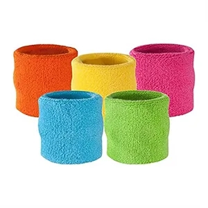 Colorful Cotton Sports Wristbands