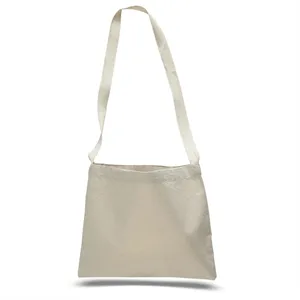 Small Messenger Canvas Tote Bag