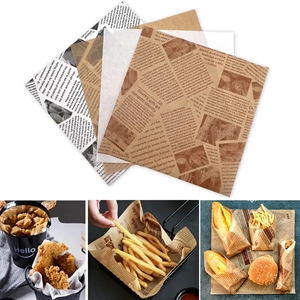 Oil Proof Food Wrap Paper