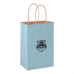 Matte Color Paper Shopper Bag - Flexo Ink