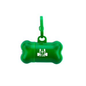 Bandoggies® Bone Shaped Poop Bag Holder with Starter Bags