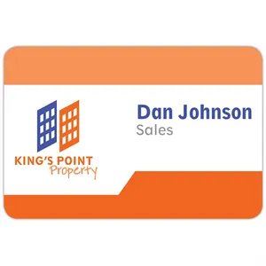 3" X 2" Tucson Express Plastic Name Badge