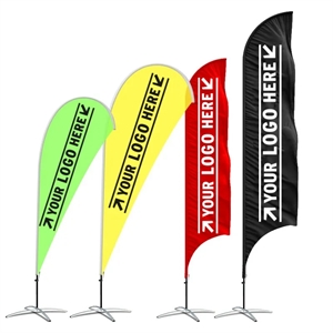 Custom Advertising Feather Banner Flags