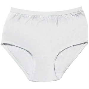 Cotton Plus Women's Panties - White Size 6