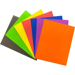 DDI 2-Pocket Folders - Paper Assorted Colors