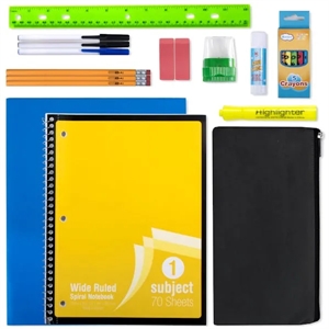 Middle School Supply Kits - 16 Pieces