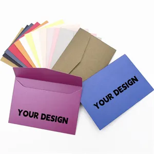 A6 Colorful Envelope Personalize Gift Card