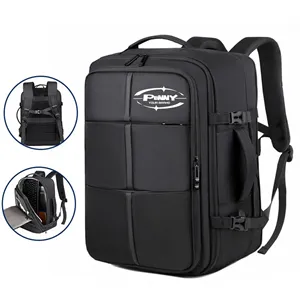 Expandable Business Carry-On Backpack with USB Charger Port