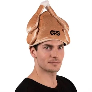 7 7/8 " Thanksgiving Roasted Turkey Hat