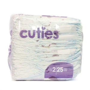 Cuties Diapers - Size 2 12-18 lbs. 200 Diapers