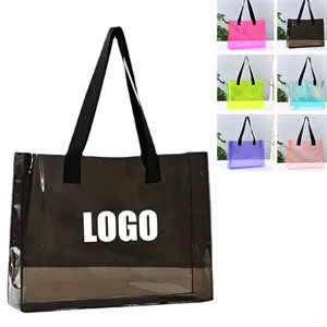 Travel Transparent PVC Tote Bag