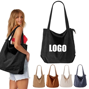 Women Corduroy Tote Bag