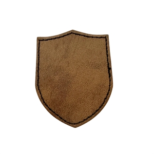 Shield Shape Leatherette Patch