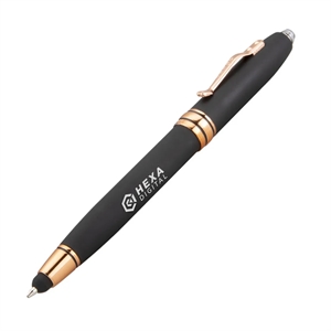 Royale Tech Soft Touch Triple Function Copper Pen