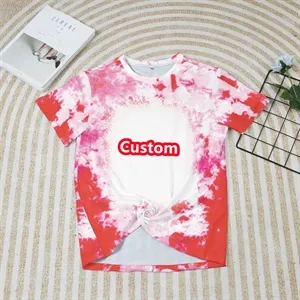 Polyester baby child diy tie-dye T-shirt sublimated blank