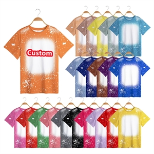 Polyester baby child diy tie-dye T-shirt sublimated blank