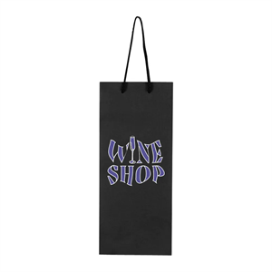 Custom Logo 1-Bottle Luxury Paper Tote