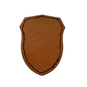 Shield Design Leatherette Patch