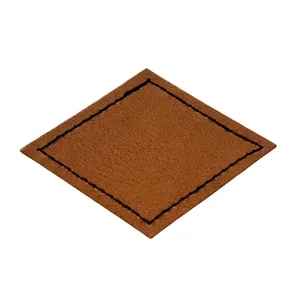 Diamond Shape Leatherette Patch