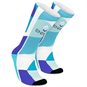 Custom Dye Sublimation Dress Socks