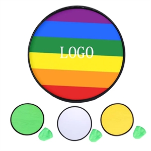 Rainbow Collapsible Disc Fans LGBT