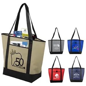 17-1/2" x 13-1/2" x 6"- The CITY Tote Bag