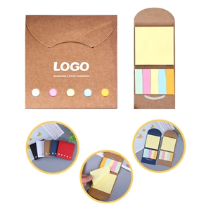 Mini Pocket Sticky Notebook Smile Face Memo Pad