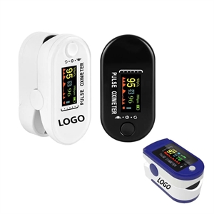 Colored Large Screen Fingertip Pulse Oximeter