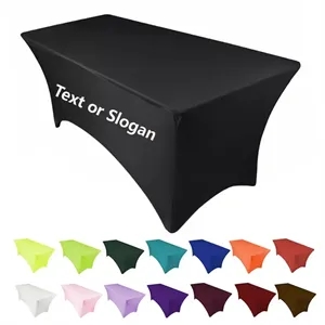 Rectangular Spandex Table Cover For Outdoor Party