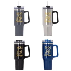 Behemoth 40 oz. Hugo Plastic Interior Stainless Steel Travel