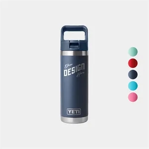 18 Oz YETI® Rambler Stainless Steel Insulated Water Bottle