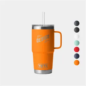 25 oz YETI® Rambler Stainless Steel Insulated Straw Tumbler