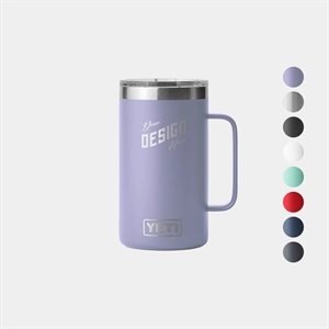 24 oz YETI® Rambler Stainless Steel Insulated Travel Mug