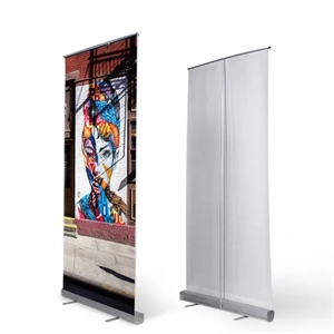Custom Retractable Banner Stand with Deluxe Base For Events