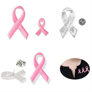 Breast Cancer Awareness Ribbon Lapel Pin