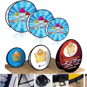 A Frame Pop Out Horizontal Double Sided Display Banner