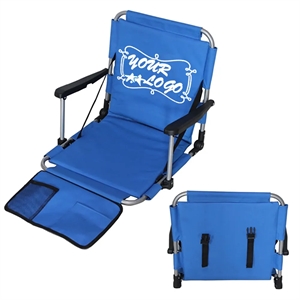 Outdoors Folding Stadium Chair with Armrests