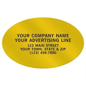 Labels - Oval, Paper or Foil Stock