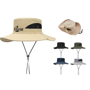 Upf 50 Uv Wide Brim Bucket Protection Sun Hat