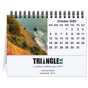 Tent Desk Calendar - American Coasts