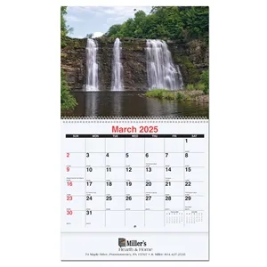 Monthly Wall Calendar - Waterways