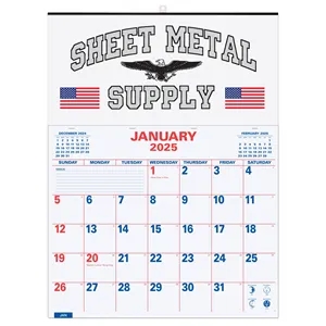 Large Memo Apron Wall Calendar