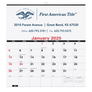 Deluxe Wall Pad Calendar